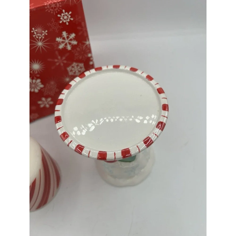 ⛄️ Avon 2002 Festive Holiday Snowman Candleholder with Candle – NIB (New in Box)